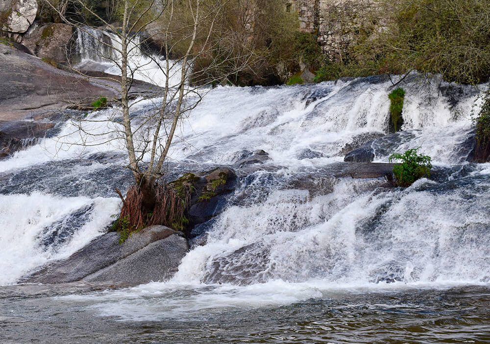 cascada de Barosa en Barro (Pontevedra)