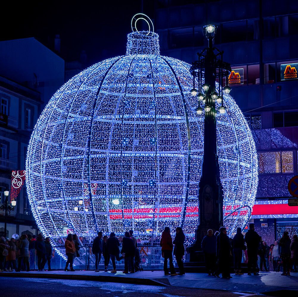 luces de Navidad en Vigo atracciones iluminación
