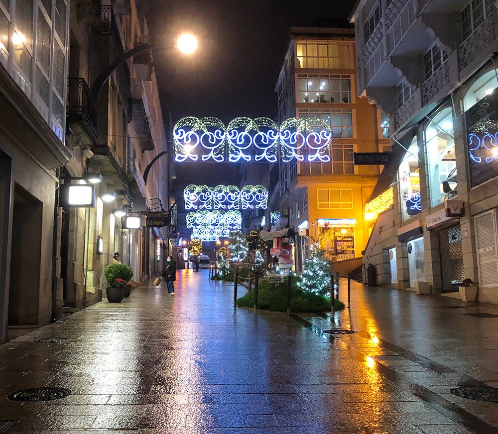 luces de navidad en Vigo
