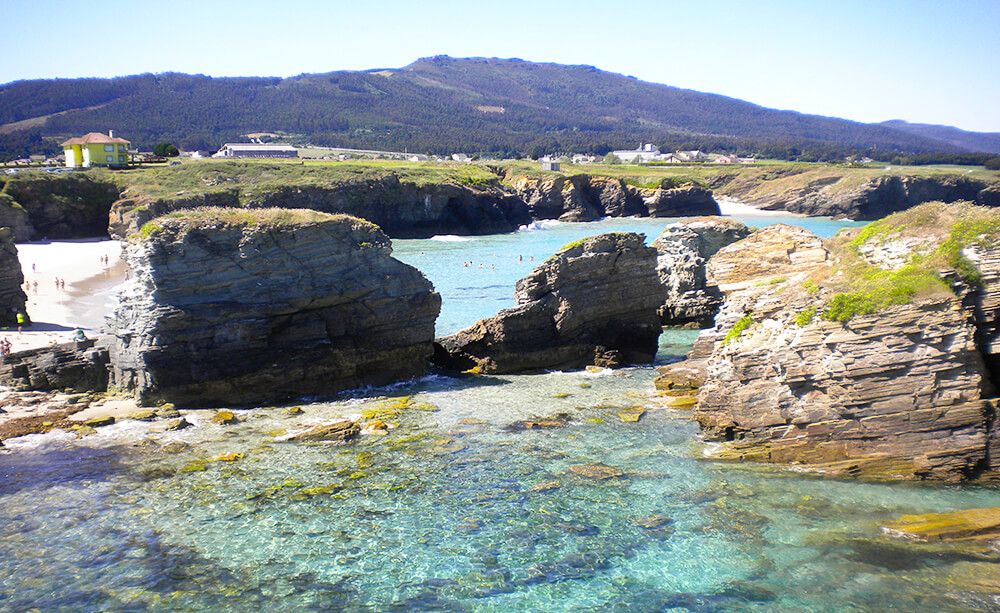 que ver en Ribadeo playa de As Illas